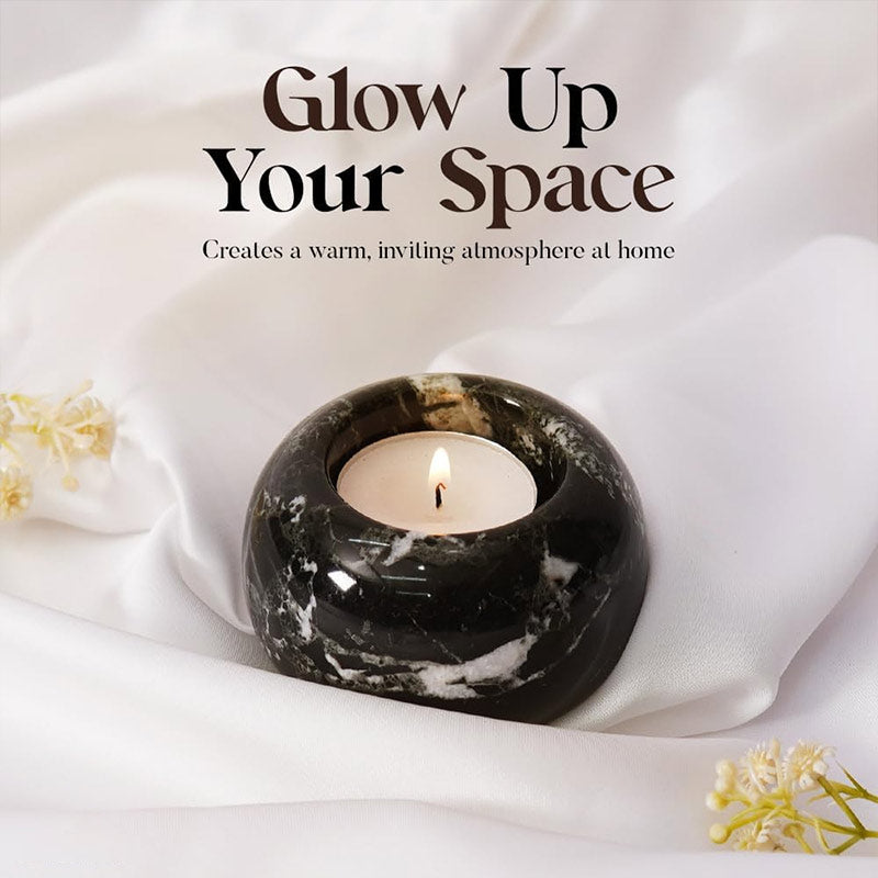 Tealight Candle Holder - Set of 2 (Black)