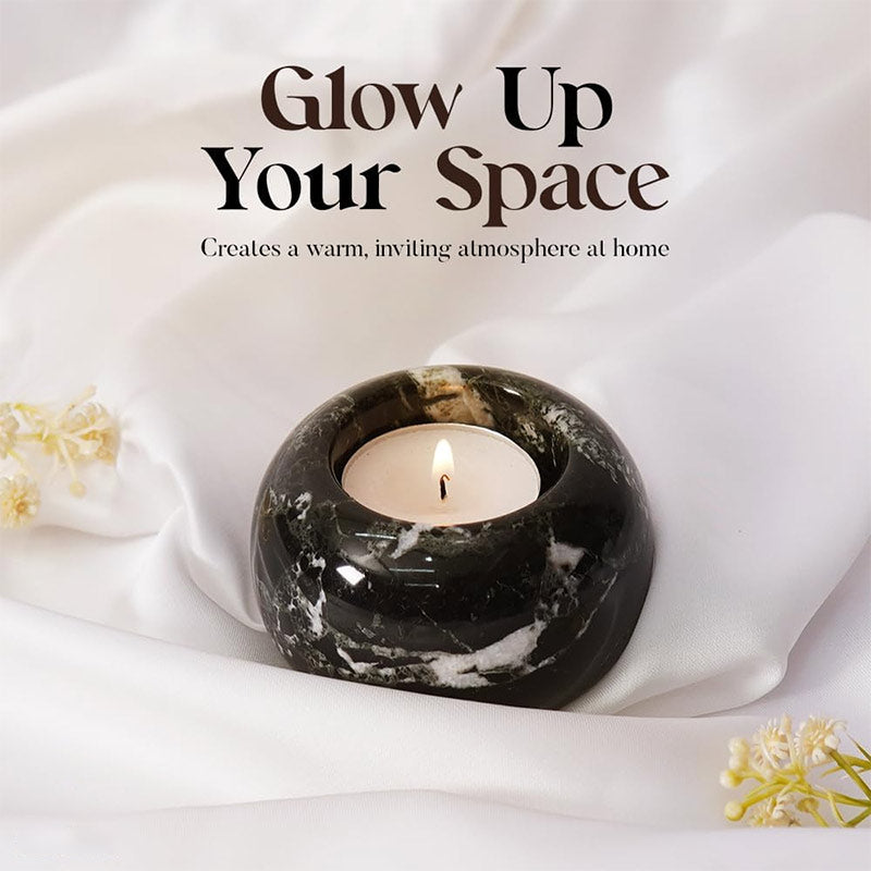 Tealight Candle Holder - Set of 2 (Black)