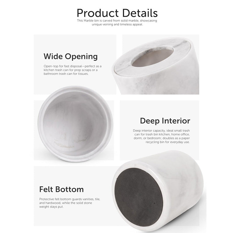 ROUND TRASH CAN WITH CAP