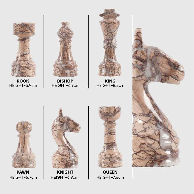 Chess board, chess set, marble chess set