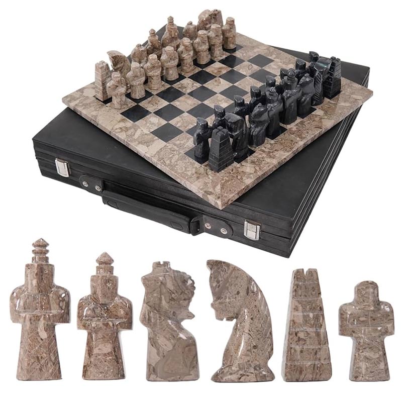 Chess board, chess set, marble chess set