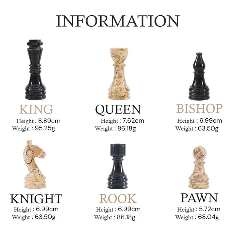 Chess board, chess set, marble chess set