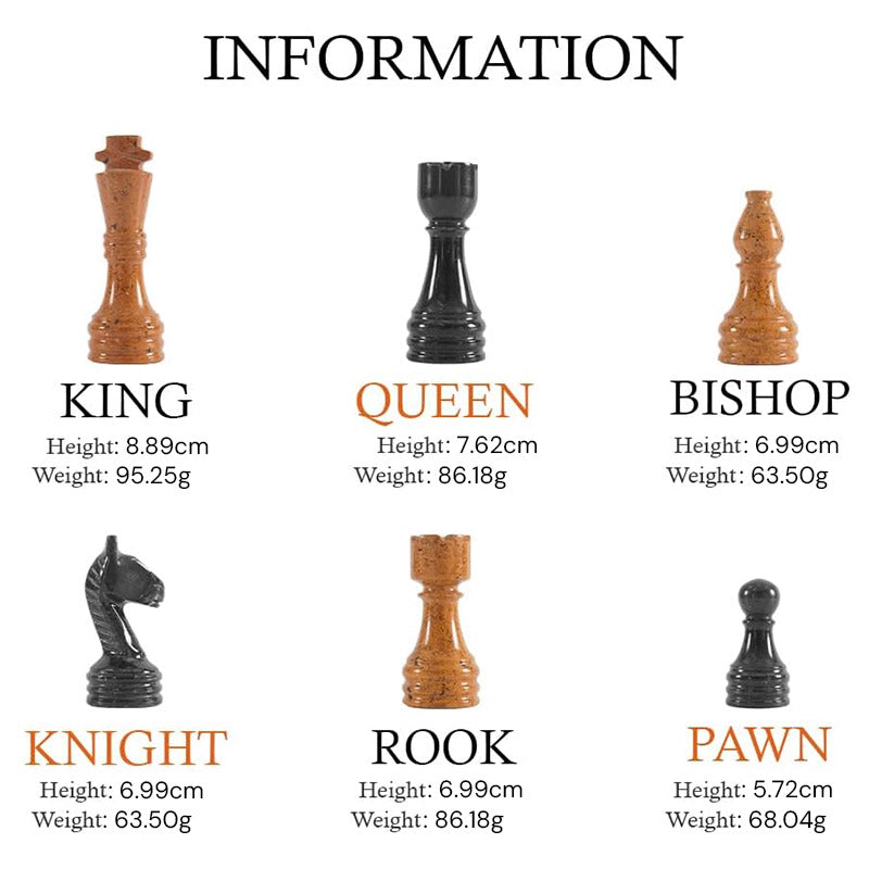Chess board, chess set, marble chess set
