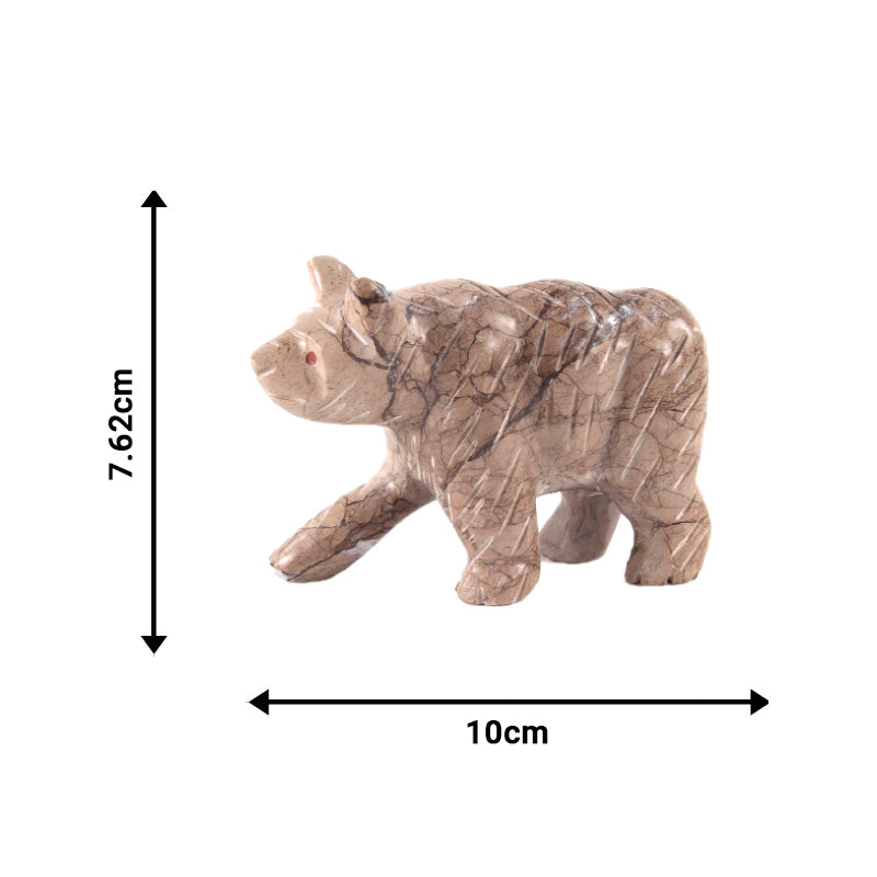marble animal sculptures , bear statue