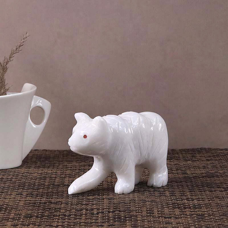 marble animal sculptures , bear statue