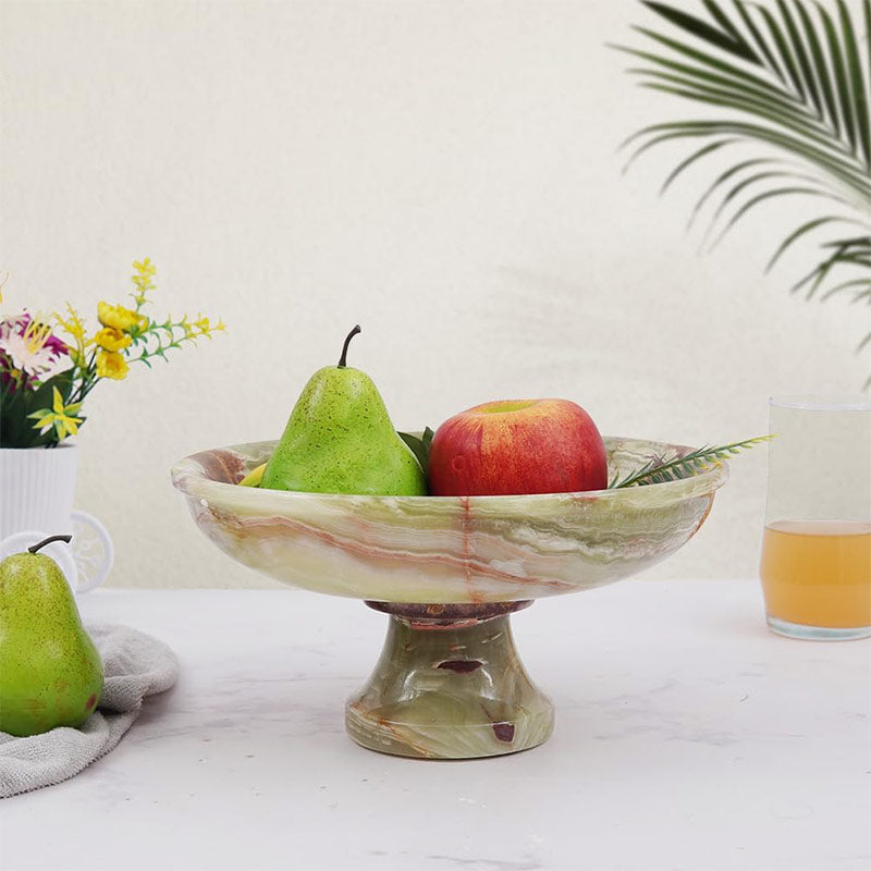 serving bowl, marble fruit bowl , decorative bowl