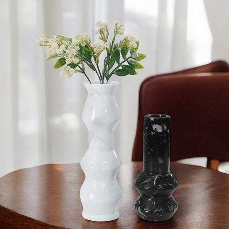 vase, flower vase, vase décor, marble vase,