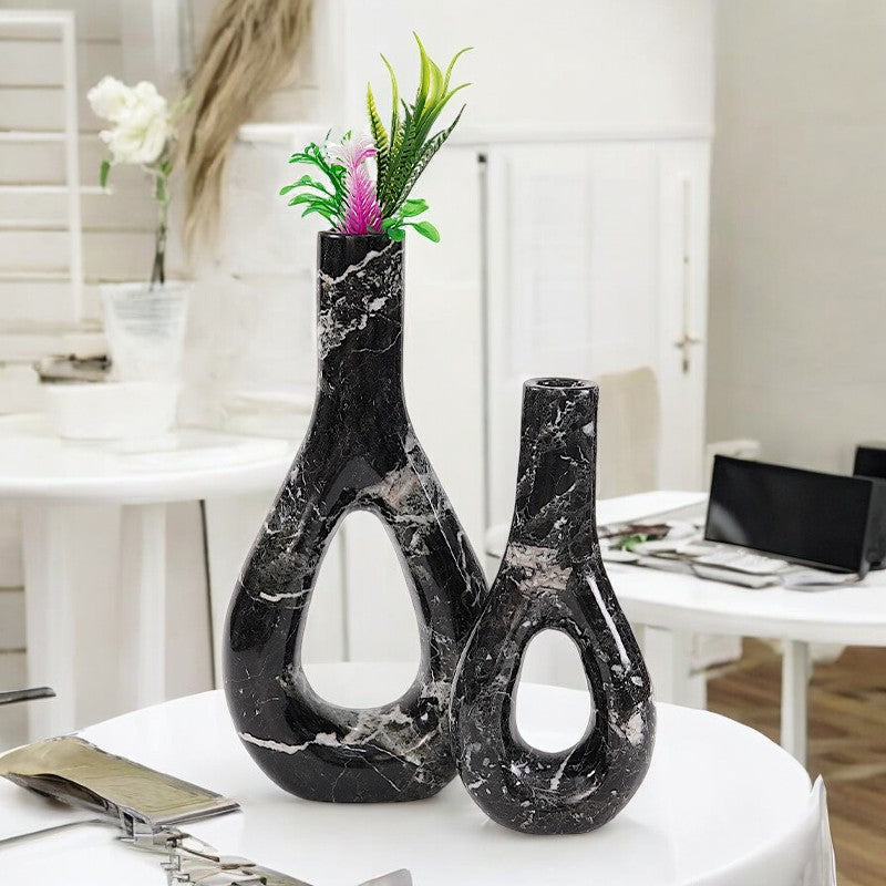 vase, flower vase, vase décor, marble vase,