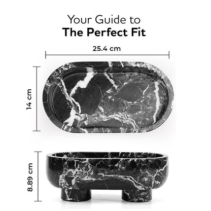 Oval Bowl With Stand