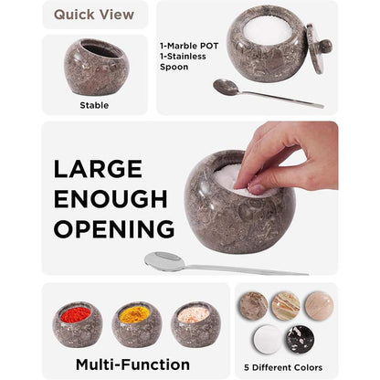 Salt Pig with Lid - Big