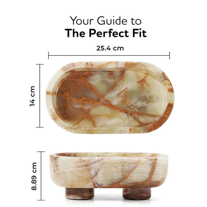 Oval Bowl With Stand