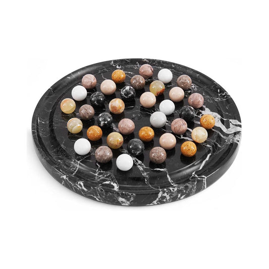 25cm Peg Solitaire - Black