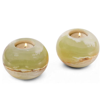 Tealight Candle Holder - Set of 2 (Green)
