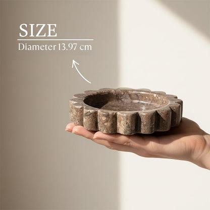 Round Jewellery Tray - Cloud Design