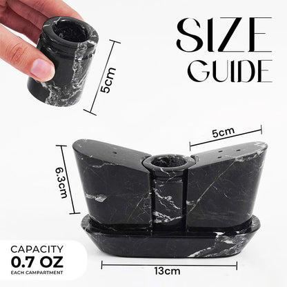 Salt and Pepper with Tray
