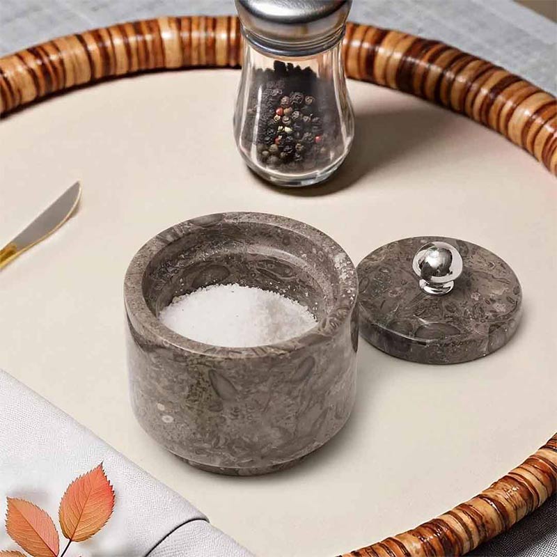 Salt Cellar with Knob