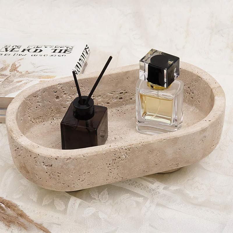 Oval Bowl With Stand