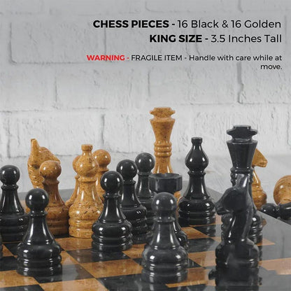 Chess Figures - Black & Golden