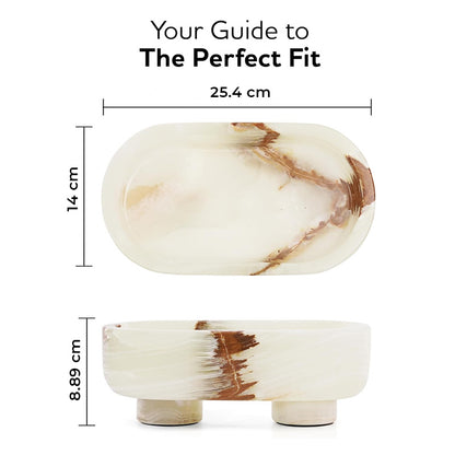 Oval Bowl With Stand