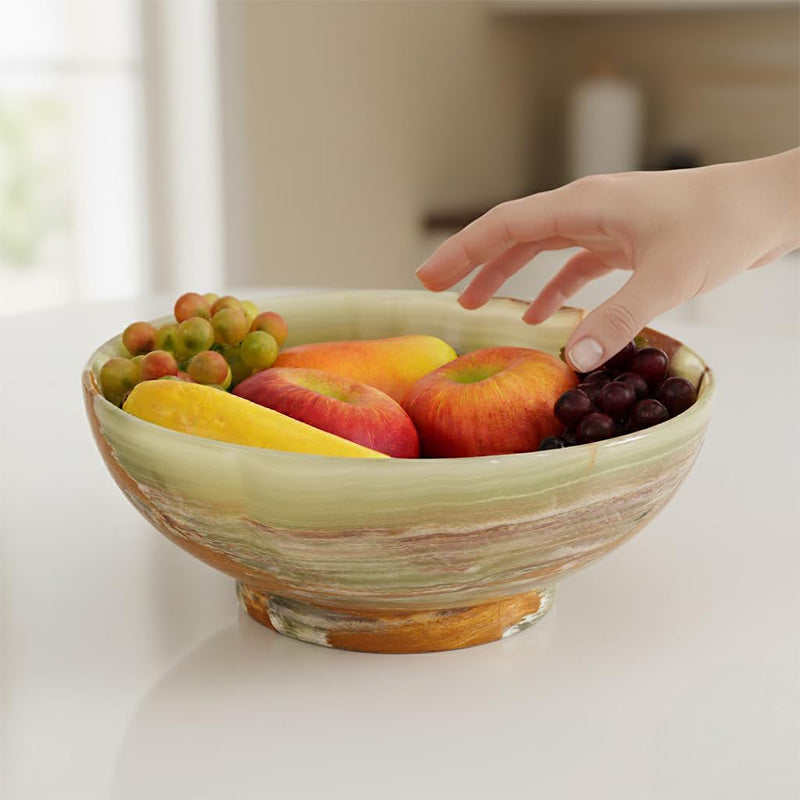Pedestal Fruit Bowl - 25cm