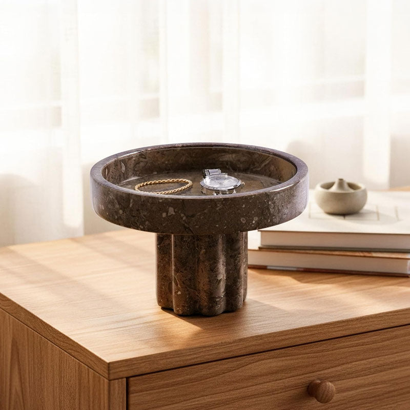 Round Candle Stand With Leg