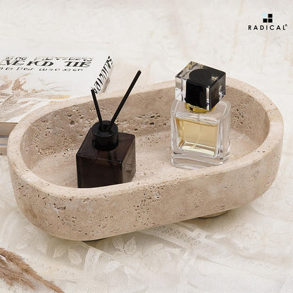 Oval Bowl With Stand