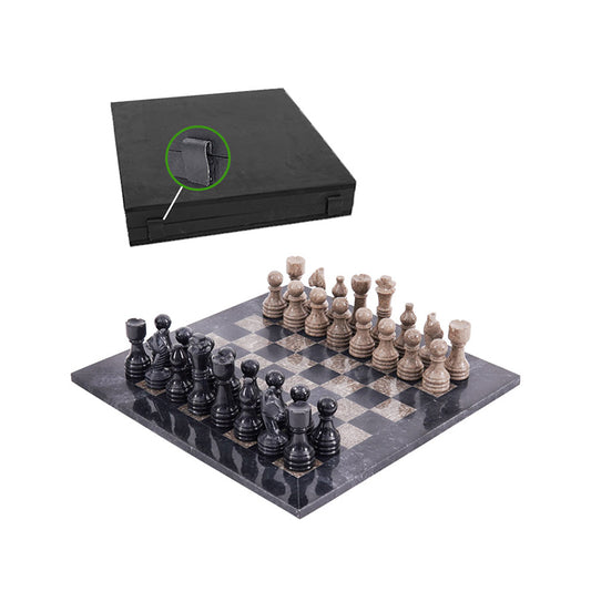  Chess board, chess set, marble chess set