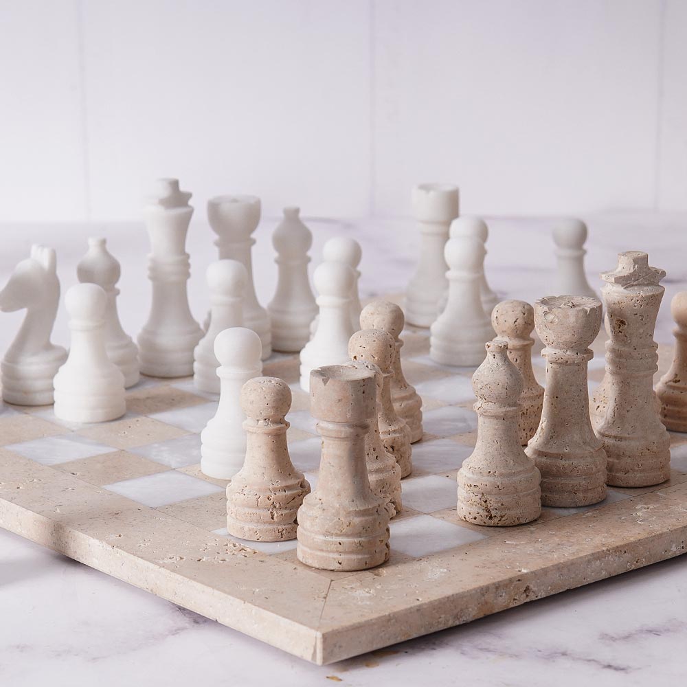 Chess board, chess set, marble chess set