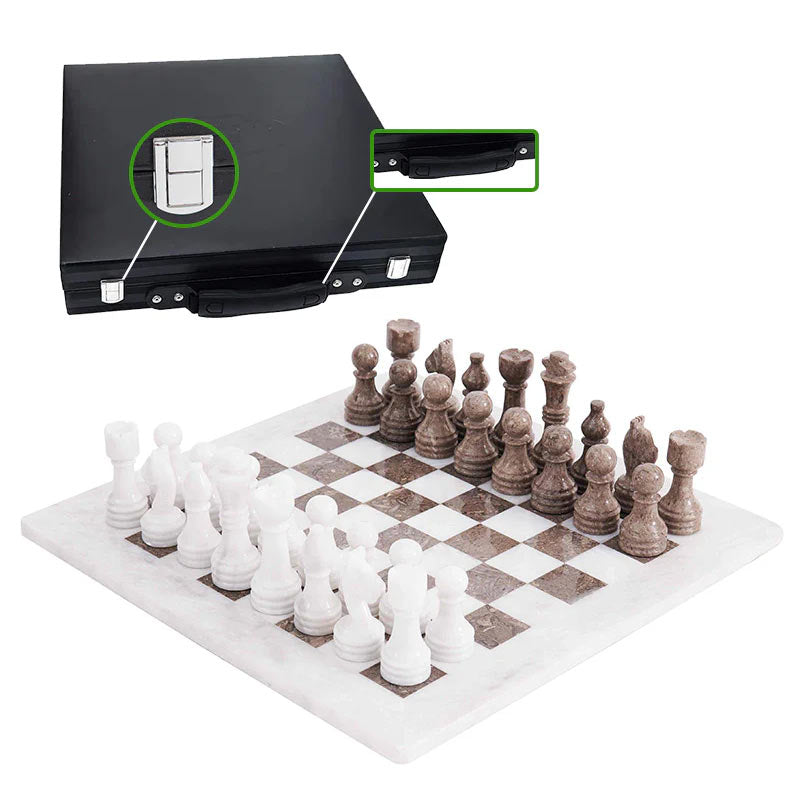 Chess board, chess set, marble chess set