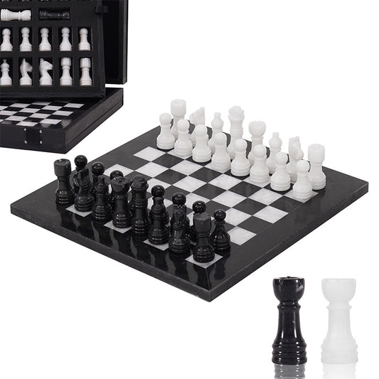  Chess board, chess set, marble chess set