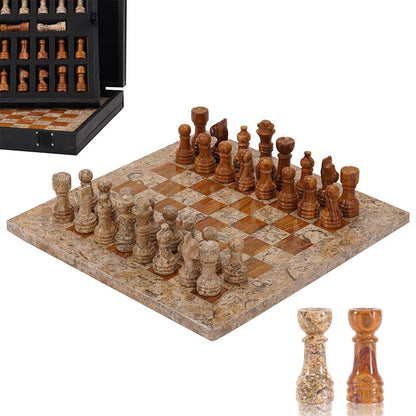  Chess board, chess set, marble chess set