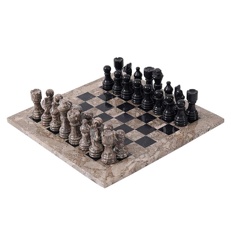  Chess board, chess set, marble chess set