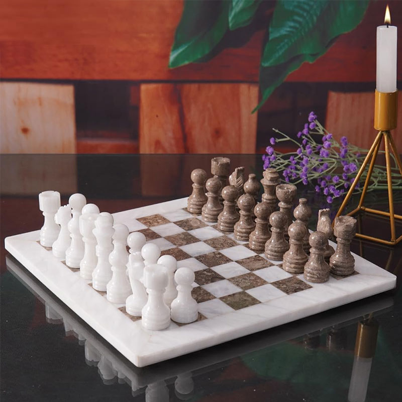 Chess board, chess set, marble chess set