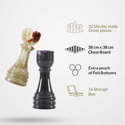 Chess board, chess set, marble chess set
