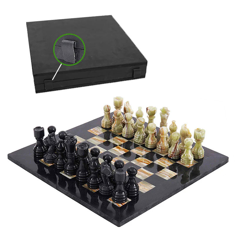 Chess board, chess set, marble chess set