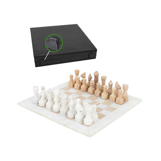  Chess board, chess set, marble chess set , travertne