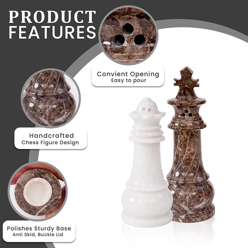 Salt & Pepper Set - Chess Design