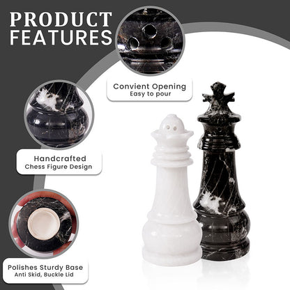 Salt & Pepper Set - Chess Design