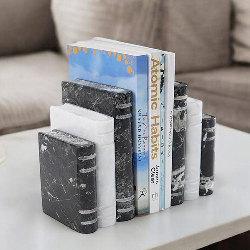 bookend , marble bookend, home decor
