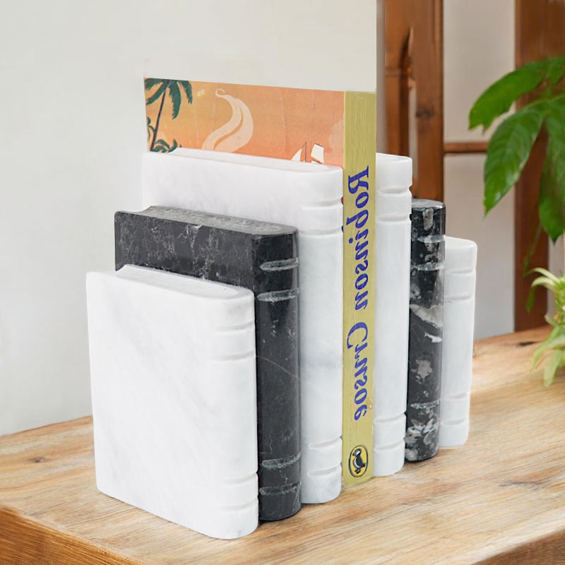 bookend , marble bookend, home decor