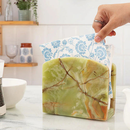 napkinholder, marblenapkinholder