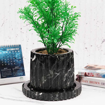planter, indoor planter, marble planter, home decor