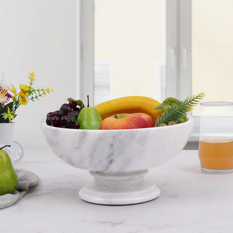 serving bowl, marble fruit bowl , decorative bowl