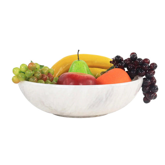 serving bowl, marble fruit bowl , decorative bowl