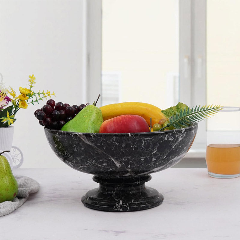 serving bowl, marble fruit bowl , decorative bowl