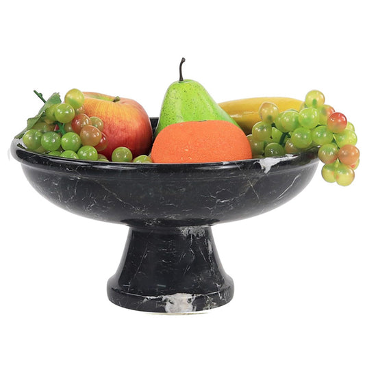 serving bowl , marble fruit bowl , decorative bowl