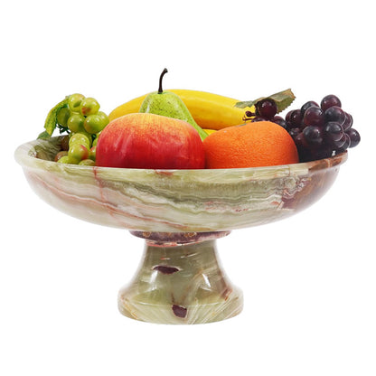 serving bowl , marble fruit bowl , decorative bowl