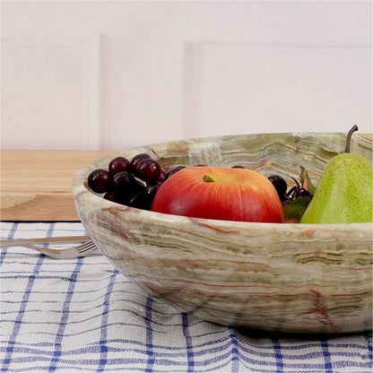 serving bowl, marble fruit bowl , decorative bowl