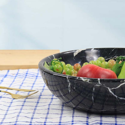 serving bowl, marble fruit bowl , decorative bowl