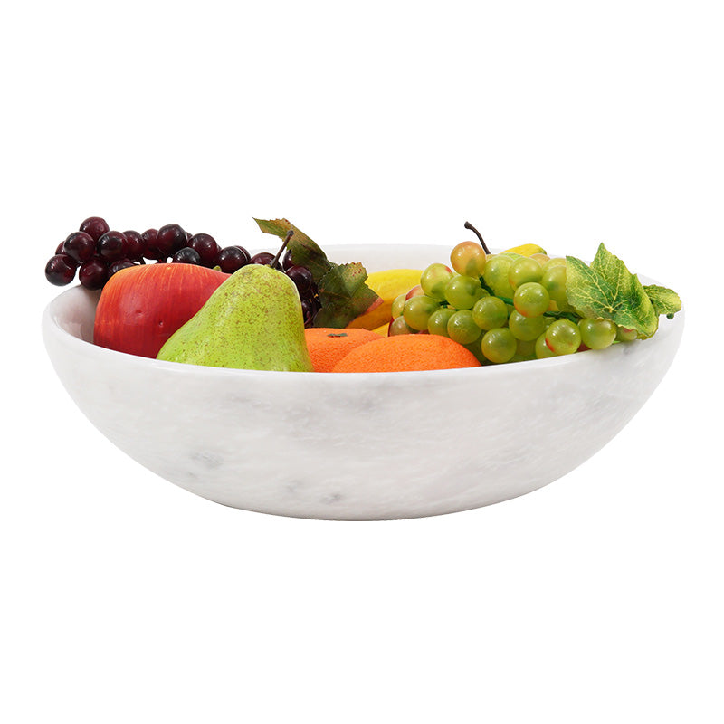 serving bowl, marble fruit bowl , decorative bowl